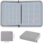 Coin Collection Book for Collector,260 Pockets Fireproof Coin Collection Holder Album,Coin Collection Organizer Storage Box Case Album for 20/25/ 27/30/ 38mm Coins,Silver