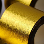 PartyWoo Gold Foil Crepe Paper Streamers 4pcs 328ft Pack of Metallic Gold Foil Crepe Paper for Wedding Birthday Baby Shower Bridal Shower Engagement New Year Eve Graduation Party Decorations
