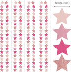 Hot-Pink Rose-Gold Party Decorations Garland - 62ft Twinkle Little Star Hanging Streamers Banner,Birthday Wedding Bridal Baby Shower Bachelorette Engagement Decor Hugtmr