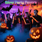 Foam Glow Sticks Bulk, 30 PCS Orange Light Up Foam Sticks 3 Modes, Glow Party Supplies for Wedding,Raves, Carnival, Concert, 4th of July, Halloween, Christmas, New Year