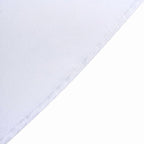 Efavormart Round Tablecloth, 90 Inch Stain & Wrinkle Resistant Washable Table Cloth, Decorative Polyester Fabric Table Cover for Banquet, Wedding, Dining- White