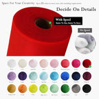 Red Tulle Fabric Rolls 54 Inch by 40 Yards Tulle Bolt Spool for Wedding Decorations DIY Christmas Tutu Baby Shower Table Skirt Ceiling Decor Birthday Party Craft Supplies
