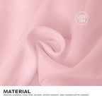 Surmente Pink Tablecloth 60 x 102-inch Rectangular Polyester Table Cloth for Weddings, Banquets, or Restaurants