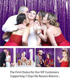 ShinyBeauty Purple Sequin Backdrop 10FTx10FT for Wedding - Shimmer Curtain for Birthday, Glitter Wall Background