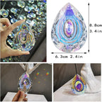 H&D HYALINE & DORA 89mm/3.5in Hanging Chandelier Crystals Prisms for Window Suncatchers Chandelier Parts Rainbow Maker Pendants