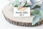 Printed Party Table Place Cards for All Occasions and Events, Set of 25 (Elegant Floral)