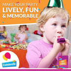 25pcs Party Blowers,Colourful Noisemakers Party Blowouts Squawkers Fringed Noise Maker,Birthday Noisemakers Birthday Blow Horns Party Whistles