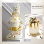 Edible Gold Leaf Sheets, 10 Sheets 1.7" 24kt Gold Foil Edible for Cake Baking, Genuine Food Gold Foil Paper for Cooking, Dessert, Gilding, Craft Art, Holiday Decoration
