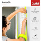 DEART Colored Masking Painters Labeling Tape Masking Tape 1 inch Color Painter Tapes for Arts & Crafts Labeling or Coding, Kids Art Supplies Color Tape Rolls, Colorful Craft Tapes