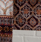 Maison d' Hermine Table Runner 100% Cotton Double Layer Table Runners 72 inches Long for Thanksgiving Christmas Decorations Home Kitchen Dining Party Wedding (Fair Isle, 14.5" x 72")