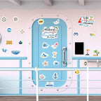 Cruise Door Decorations Magnetic, 27 Pcs Large Nautical Cruise Ship Magnets for Door Funny Carnival Sea Navigation Door Magnets for Door Decorations Fridge Car Cabin Party Supplies