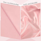 6 Packs Satin Tablecloth 57 x 108 Inch Rose Gold Rectangular Table Cloth Silk Tablecloth Smooth Fabric Overlay Satin Table Cover Decoration for Wedding Party Banquet Events