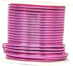 Mandala Crafts 12 Gauge Anodized Aluminum Craft Wire for Jewelry Making - 276 FT Colored Flexible Silver Copper True Blue Pink Ice Blue Green Wire - Bendable for Bonsai Armature Crafting Sculpting