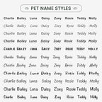Dog Tags Engraved for Pets - YEHANTI Personalized Dog Tags with Lovely Icons, Durable Stainless Steel Pet ID Tags for Small Large Dogs Cats, Custom Dog Name Tags Engraved on Both Sides (Bow Tie)