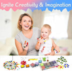 MOYBMG 20 Colors Washable Ink Pads for Kids Rubber Stamps, Fingerprint Crafts Stamp Pad for Kids, Paper, Scrapbook, Fabric, Wood (Pack of 20)