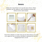 248 Pc Premium Engagement Party Decorations, Gold and White Bridal Decorations, He Asked She Said Yes Banner, Engaged Letter Balloons, Future Mrs and Mr Balloons & Sashes Ring Balloon, Boxes & more