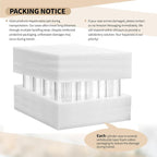 12Pack Glass Cylinder Vases for Centerpieces - 4 Inch Small Flower Vase for Wedding Decorations, Floating Candle Holder Vase Bulk,Glass Hurricane Candle Holders for Table Shelf, Party, Home Decor