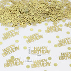270 PC Gold Happy Birthday Confetti for Tables Birthday Party Decorations for Adults/Kids