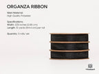 Vitalizart 3/8" x 30Yd Organza Ribbon Black Sheer Ribbons Set 10 Yd x 3 Rolls Handmade Eco-Friendly for Gift Wrapping Christmas Tree Crafts Bows Wedding Invitations Wreaths Wrap