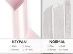 Light Pink Satin Ribbon 2.5 Inch Double-Faced Valentines Day Ribbons for Flower Bouquet Gift Wrapping Party Decor Wedding Invitation DIY Craft, 25 Yards