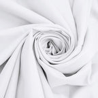 Efavormart Round Tablecloth, 108 Inch Stain & Wrinkle Resistant Washable Table Cloth, Decorative Polyester Fabric Table Cover for Banquet, Wedding, Dining- White