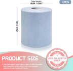 6" x 200 Yards Dusty Blue Tulle Fabric Rolls, Blue Spool Tulle Ribbon for DIY Tutu Skirt Wedding Decoration Baby Shower Birthday Party Backdrop Gift Wrapping Bow Craft Supplies
