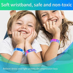 15Pcs Pop Bracelet, Party Favors for Kid, Pop Wrist Strap Fidget Toys Pack,Fidget Toys for Girils Boys, as Gifts for Easter Chrismas,Classroom Prizes for Students