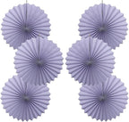 Purple Birthday Decorations,DIY Purple Paper Fans Hanging Decoration ,Party Decorations for Adults 16in,Little Mermaid Party Decor,Baby Shower Decorations 30 Color DIY Set (Light Purple)