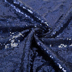 JYFLZQ Navy Blue Sequin Backdrop Curtains 7ft x 7ft 1 Panel Glitter Photo Booth Backdrops Sparkly Photography Background Drapes for Parties Wedding Bridal Showers
