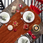 6 Pack Cheesecloth Table Runner 10Ft Christmas Gauze Boho Table Runners for Wedding Decor Bridal Shower Decorations Baby Shower Party(35" x 120")