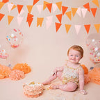 Fall-Boho Pink-Orange Thanksgiving Party-Decorations - 33pcs Autumn Friendsgiving Banner,Streamers Tassel Garland,Birthday Tissue Pom Poms, Paper Lantern Fans,Baby Bridal Shower Hanging Decor Hugtmr