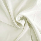 Efavormart Round Tablecloth, 120 Inch Stain & Wrinkle Resistant Washable Table Cloth, Decorative Polyester Fabric Table Cover for Banquet, Wedding, Dining - Ivory