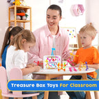 OleOletOy Suction Fidget Toys for Kids: 21 Pack Suction Cup People Toys - Fidget Toys Bulk Treasure Box Toys for Kids Autism School Classroom Calming - Prizes for Stocking Stuffers Party Favors Gifts