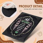 Gerrii Leatherette Table Tents Black PU Leather Menu Covers Bulk Double Sided Frame Sign Holders 2 Side Drink Dessert Menu Folders for Restaurant Coffee Cafe Bar Wedding Supplies(30 Pack,5 x 7 Inch)