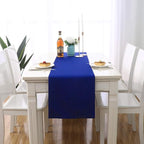 2 PCS Royal Blue Table Runner 14x72 Inch Long Coublt Blue Color Thick Polyester Decorative Cloth Handcrafted for Wedding Party Birthday Graduations Hotel Restaurant Banquet Catering Services Event