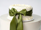 Moss Green 2.5 Inch Double-Faced Satin Ribbon 25 Yards for Gift Wrapping Crafts Flower Bouquet Invitations Holiday Decorating