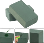 IHDYPPEW 30 PCS Green Floral Foam Blocks, 5.5"L x 3.1"W x 1.7"H Floral Foam for Flower Arrangements, Dry and Wet Florist Foam for Flowers, Flower Foam Bricks for Flowers Business, Outdoor, Weddings