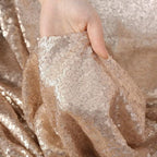 Poise3EHome 8FT x 10FT Sequin Photography Backdrop Curtain for Party Decoration, Champagne