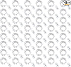 CYLAPEX Pack of 48 Cool White Fairy Lights String Battery Operated Fairy Lights, 3.3ft 20 LEDs Firefly Lights Silver Coated Copper Wire Lights for DIY Decor Christmas Decoration Costume