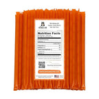 The Honey Jar Orange Flavored Honey Sticks - Pure Honey Straws For Tea, Coffee, or a Healthy Treat - One Teaspoon of Flavored Honey Per Stick - Made In The USA with Real Honey - (100 Count)