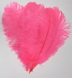 KOLIGHT 40pcs 12''~14''(30~35cm) Natural Ostrich Feathers for DIY Home Wedding Party Office Decoration (Hot pink)