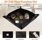 Bonsai Tools Kit 20 Pcs Garden Tools Set for Beginner, Includes Bonsai Wire Kit, Plant Mat, Pruning Shears, Bonsai Scissors, Succulent Tools in Leather Storage Bag, Gardening Gift for Women Men