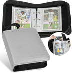 Trading Card Binder, Card Collection Binder Album Folder with 80 Side Loading Pockets, 1 Pocket Trading Card Album Folder for TGC,MTG, Baseball Cards, Yugioh