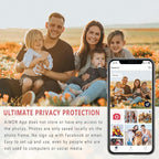AEEZO Digital Picture Frame 10.1 Inch 1280x800 IPS Touch Screen WiFi Smart Digital Photo Frame with 16GB Storage, Auto-Rotate Easy Setup to Share Photos or Videos via AiMOR APP, Wall Mountable White