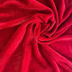 Luxurious Velvet Table Runner, 10ft Wedding Reception Decorations, 20x120inch Soft Velvet Fabric, Table Linen Overlay, Wedding Table Runners (Red, 20X120inch, 2pack)