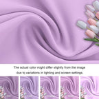 Purple Arch Cover 6ft Lavender Spandex Fitted Round Top Back Drop Covers Chiara Backdrop-Cover Wedding Arched Back Drop Panels for Bridal Shower Arch-Backdrop Banquet Garden Party Decor