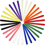30-Pack 10-Color Taper Candles - 10 Inch Dripless & 10-Hour Burn｜Wedding/Birthday/Home Decor with Premium Wax