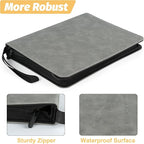Trading Card Binder, Premium 9 Pocket Card Binder, 720 Double Sided Pocket PU Collection Binder, Collector Album, Card Holder for MTG, TCG, Sports Cards (Marble Grey)