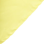 Efavormart Round Tablecloth, 120 Inch Stain & Wrinkle Resistant Washable Table Cloth, Decorative Polyester Fabric Table Cover for Banquet, Wedding, Dining - Yellow
