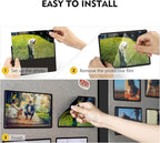 Magicfly Magnetic Photo Frame, Pack of 30, Fits 4 X 6 Inch Photos, Magnetic Picture Frame with Clear Photo Pocket for Refrigerator, Fridge, Office Cabinet, Black